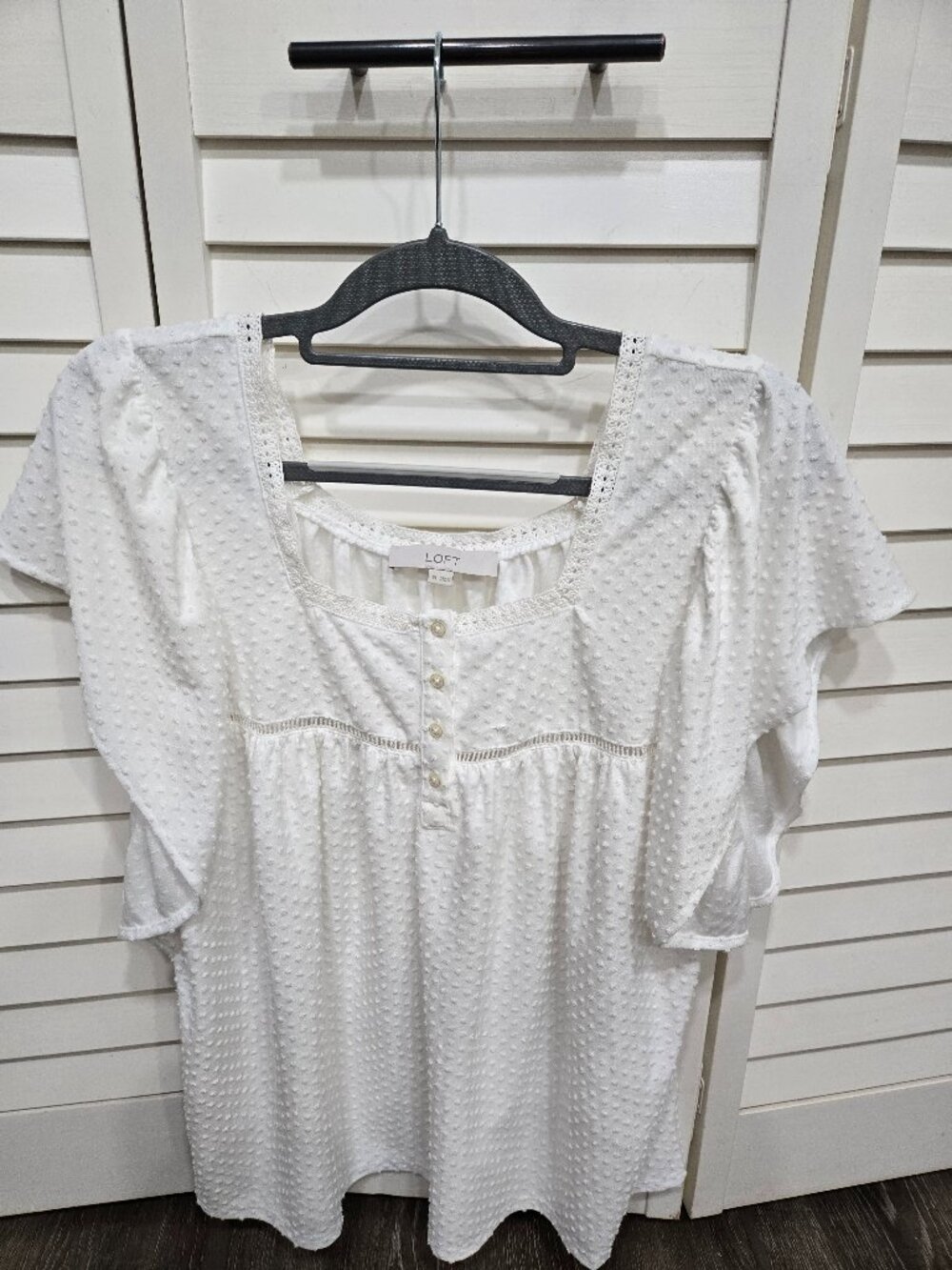 Loft Ivory XL Blouse